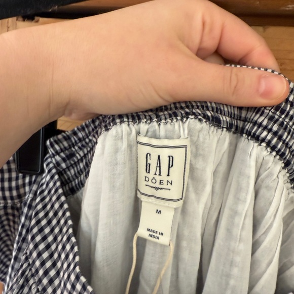 Gap x Doen navy Gingham Set - Picture 3 of 3